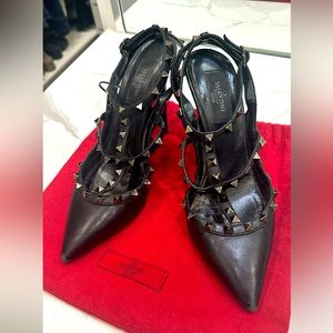 Black Valentino Rockstud sz39